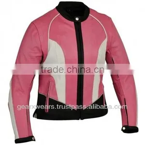 Womens Leather Motorbike Jacket thumbnail-1