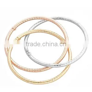 Three Tone Bangles, Gold Plated Bangle, Machine Cut Bangle, Fashionable Bangle, Jewelry Manufacturers thumbnail-3