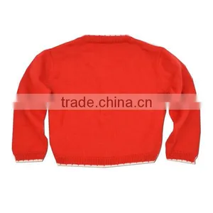 Sweater Knit Fabric Models Sweater for Girls Cardigan Sweater thumbnail-2
