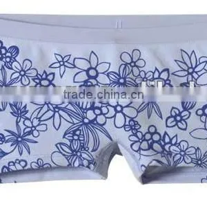 Flower Printed Lady Active Boy Shorts thumbnail-1