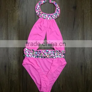M860 Runwaylover2016 Ladies Sexy Dazzling Diamond Bikini One Piece Swimwear thumbnail-3