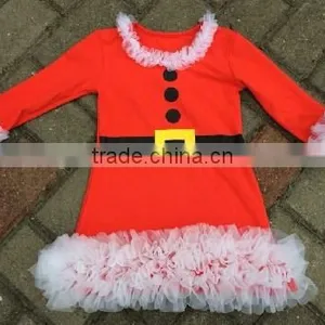 Baby Girl Christmas Santa Claus Dress Yiwu Garment Factory thumbnail-1