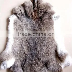 Big Piece Raw or Dyed Color Large Rabbit Fur Wholesale thumbnail-1