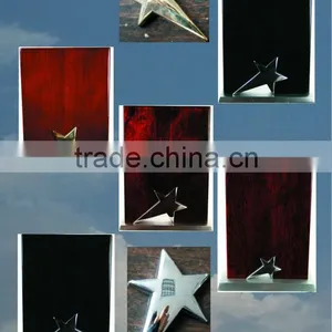 Metal Star Wooden Plaque thumbnail-3