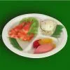 9 Inch Paper Plate,9 Inch Three Compartments Rounded Plate thumbnail-1