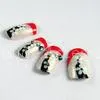 French Style Salon Fake Nails Girls Flower Art Nail Cover For Wedding thumbnail-1