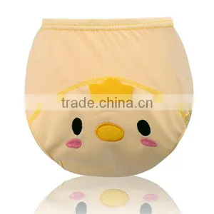 3 Layers Cartoon Faces Newborn Baby Training Pants Pure Cotton Baby Cloth Diaper Nappy thumbnail-2