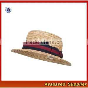 YX1500101Unisex Boater Straw Hat and High Quality Straw Hat thumbnail-2