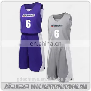 2017 Custom Cheap New Design Basketball Jersey Uniform Design thumbnail-6