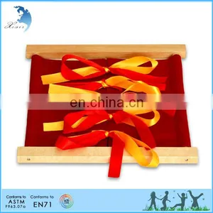 Promotion Chinese Style Kindergarten Educational Montessori Wooden Children Toys Belt Fastening Dressing Frame Frame Toy 2013 thumbnail-3