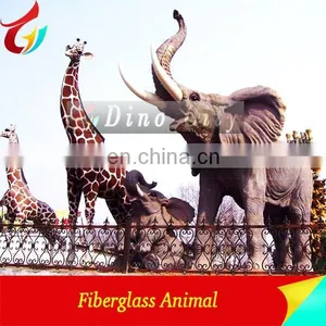 Vivid Fiberglass Outdoor Playground Crane Statue thumbnail-4