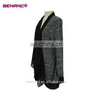 Cardigan 2017 Women Zebra Printed Sweater Knitwear Cardigan With Shawl Neck thumbnail-6