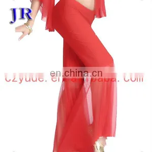 Sexy Beautiful Net Cloth and Crystal Women Belly Dance Costume Pants K-4023# thumbnail-5