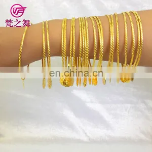 Wholesale Gold Coins Belly Dance Bracelet Bangle Jewelry P-9043# thumbnail-1