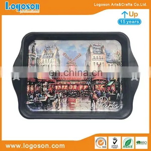 2018 New Product Paris Custom Made Metal Souvenir Eiffel Tower Tray thumbnail-1