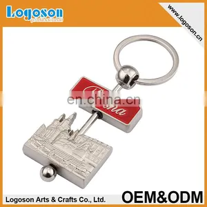 2015 Newest High Quality Custom PRAHA Metal Spinning Keychain thumbnail-2