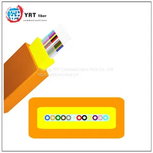 Flat Fiber Ribbon Cable GJDFBV Indoor Optical Fiber thumbnail-1