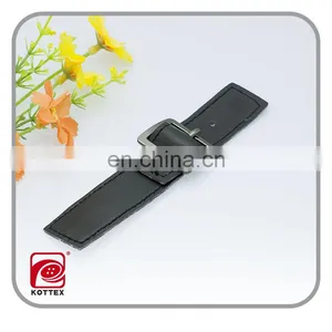 Leather Toggle Belt Button With Metal Buckle for Coats thumbnail-1
