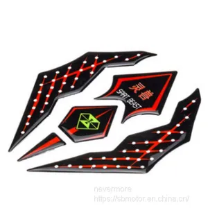 Spirit Beast Motorcycle Modified Oil Tank Pad Reflective Sticker Waterproof Multiple Choices BR101 thumbnail-3