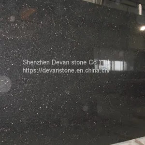 Black Galaxy Granite Kitchen Countertops Floor Tiles Wall Tiles thumbnail-4