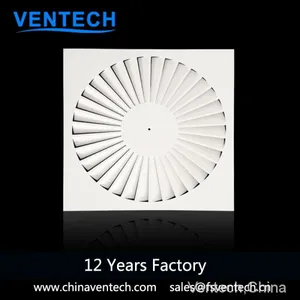 Aluminum Square Swirl Diffuser Ceiling Vent China Supplier thumbnail-5