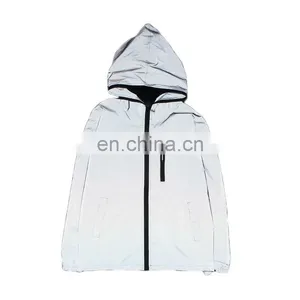 HuaLi Textile Hivisibility Silver Gray Eco-friendly Reflective Polyester Fabric thumbnail-4