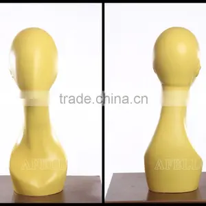 Yellow Head Mannequin Abstract Female Head Mannequin Display Hat Model H1075 thumbnail-4