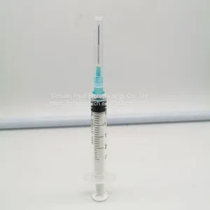 Disposable 2/2.5ml Medical Syringe With 0.6mm Needle Eo Sterial thumbnail-1