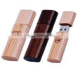 Creative Custom Logo USB Flash Drive Wood Pen Drive, Wooden Usb With Custom Package USB Memory Stick thumbnail-1