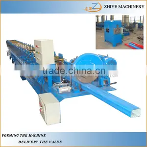 Power 5.5KW Roofing Used Gutter Downpout Pipe Cold Making Machine thumbnail-2