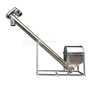 Chicken Feed Cement Mixing Spiral Auger Screw Conveyor Machine thumbnail-5