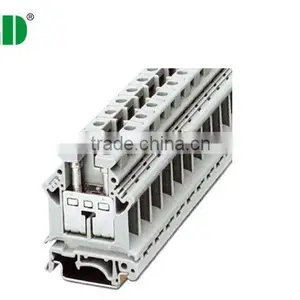 12.2 mm Width DIN Rail Terminal Blocks 25 Mm2 With Industrial Terminal Block thumbnail-1