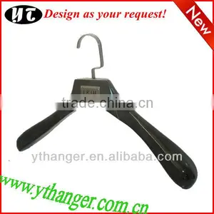 WL-41 Wholesale Black Wide Hangers thumbnail-1