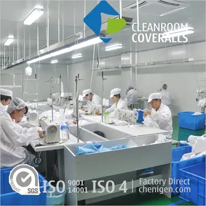 Cleanroom Apparel ESD Coveralls Bunny Suits thumbnail-2