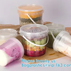Plastic PP Bucket Various Colors Sizes Paint Bucket BARREL PLASTIC PAIL Packaging Bucket thumbnail-4
