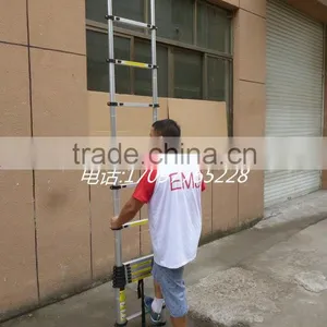 3.2M EXTENDABLE 10 STEP TELESCOPIC LADDER MULTI PURPOSE EXTENSION ALUMINIUM thumbnail-5