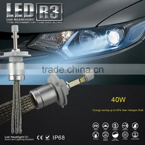 Best Selling Products Motorcycle Part R3 40W 4800lm Car Headlight Led Motorcycle Lights thumbnail-1