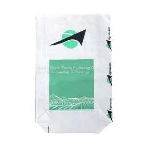 Wholesale 25kg 50kg 100kg White Polypropylene Woven Flood Sand/Fertilizer/Rice/Seed Plastic Packaging PP Bags thumbnail-1
