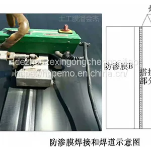 Geomembrane Price 2mm Hdpe Plastic Pond Liner Fish Tank Waterproof Liner Waterproof Membrane thumbnail-2