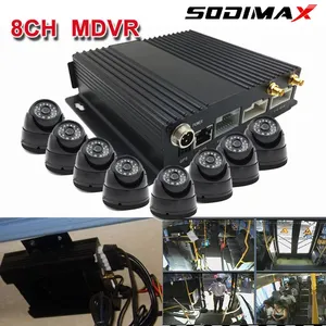 4G GPS WIFI 8 Channel Mobile DVR 1080P Full SD Car Video Cameras Recorder thumbnail-5