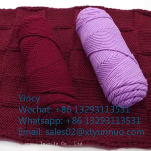 New Customized 100% Wool Yarn Anti-Static Anti-pilling Ring Spun Factory Price thumbnail-3
