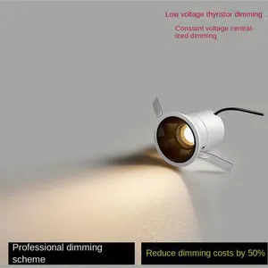 24V Dimming Spotlight Intelligent No Main Light Low Voltage Embedded Small Hill Sky Lantern Unlimited Dimming thumbnail-1