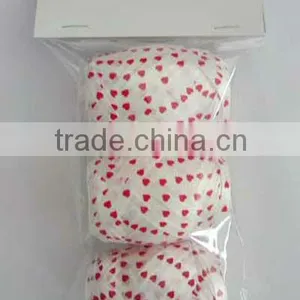 Curly Ribbon Egg for Gift Wrapping, Christmas Decorative Ribbon, Print With Hearts Ribbon Roll for Valentine's Day. thumbnail-1