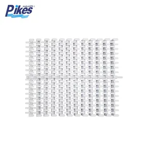ABS Plastic Wavy Gratings for Overflow Swimming Pool Gutter Driveway Pool Tools & Accessories thumbnail-1