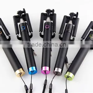 Fashion Mini Wired Selfie Stick Monopod With Cable for Smartphone Supplier's Choice thumbnail-1