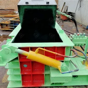Hydraulic Briquetting Press for Scrap Metal Copper Aluminum Steel Chips thumbnail-2