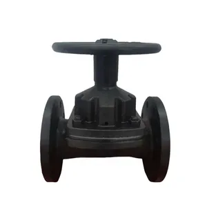 BS Standard Valve Factory Cast Iron/Ductile Iron Gg25/Ggg50 DN40-DN300 PN16 Type Diaphragm Valve thumbnail-5