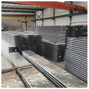 Floor Support Plate New Design Smooth Surface Burr-Free Reinforced Concrete Truss Metal Floor Decking Sheet thumbnail-1