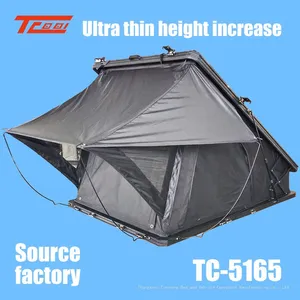 Quick Opening Thin Car Roof Tent Factory Supplies Outdoor Camping Without Setting up Aluminum Alloy High Top Hardtop Tents thumbnail-2