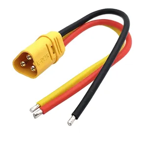 High-Temperature Silicone MT30 Battery Cable With Open Ends thumbnail-1